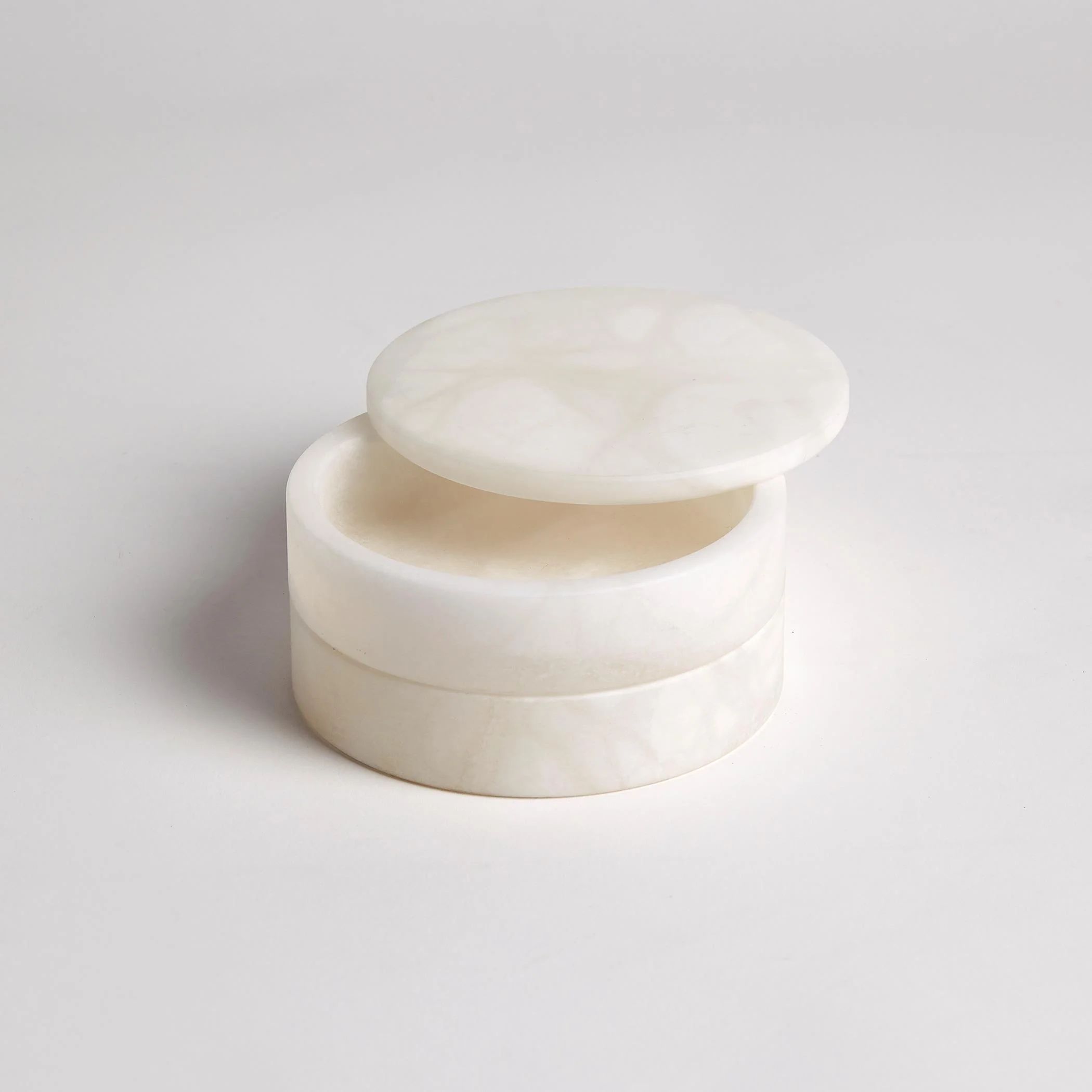 Alabaster Swivel Decorative Box | Wayfair North America