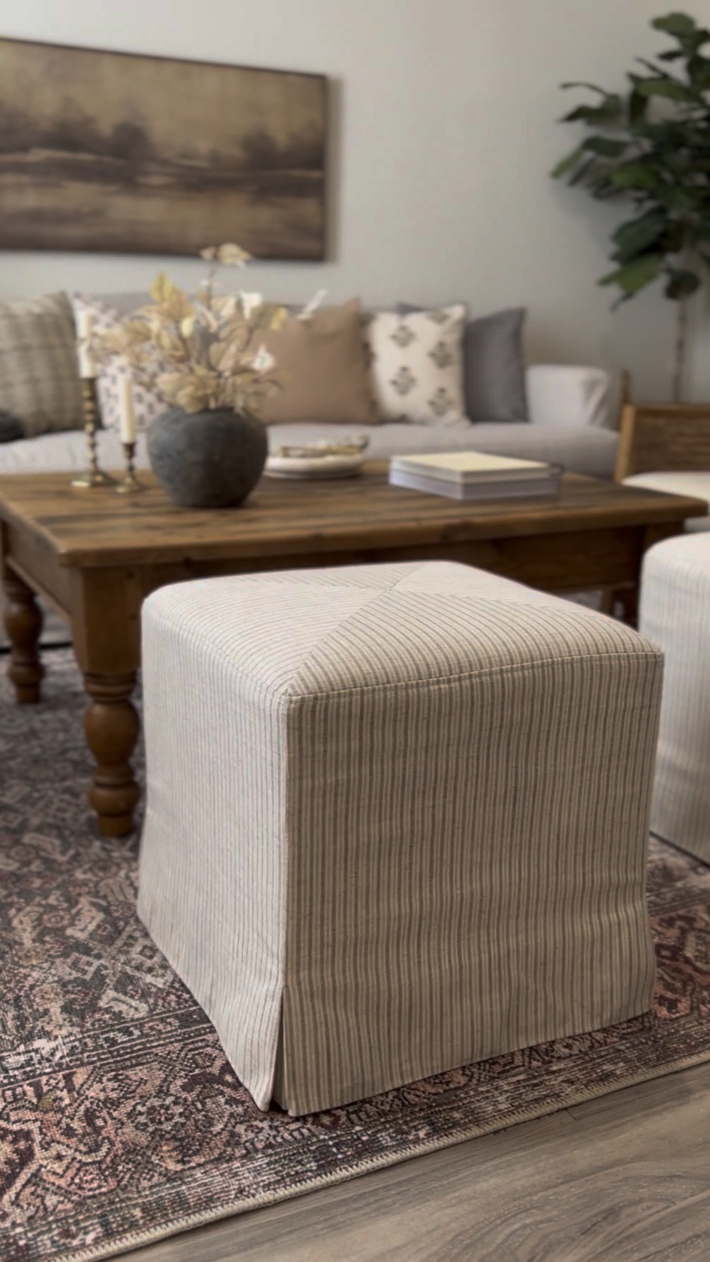 Shop my family room decor and furniture! Living room, family room, den, area rug, throw pillow, throw blanket, candle holder, coffee table decor, vase, slipcovered sofa, couch, modern farmhouse, organic modern, Target, Threshold, Studio McGee, transitional#LTKStyleTip#LTKFindsUnder100

#LTKSpringSale 

#LTKHome #LTKSeasonal