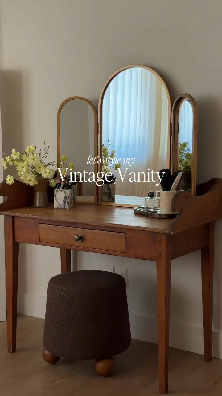 Styling my vintage vanity! 

 #LTKHome