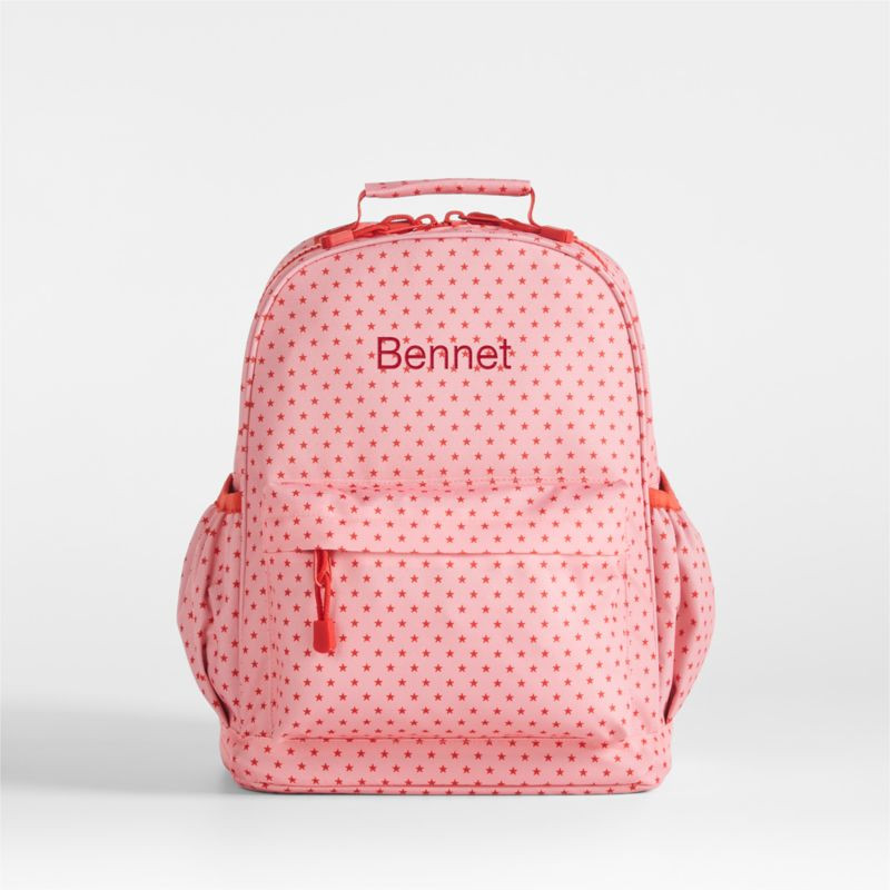 Medium Kids Red Star Backpack for School | Crate & Kids | Crate & Barrel