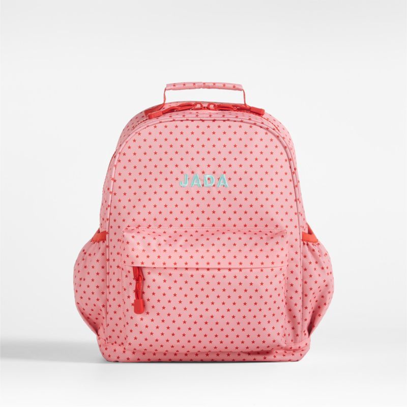 Medium Kids Red Star Backpack for School | Crate & Kids | Crate & Barrel