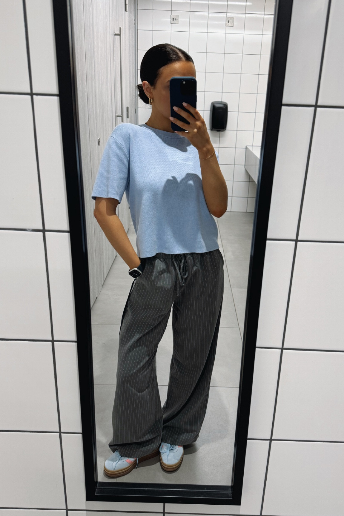 work outfit inspo✨🤍

wide leg trousers high waist ideas Pinterest autumn summer seasonal casual easy basic loose knitwear #LTKsummer 

#LTKautumn #LTKuk