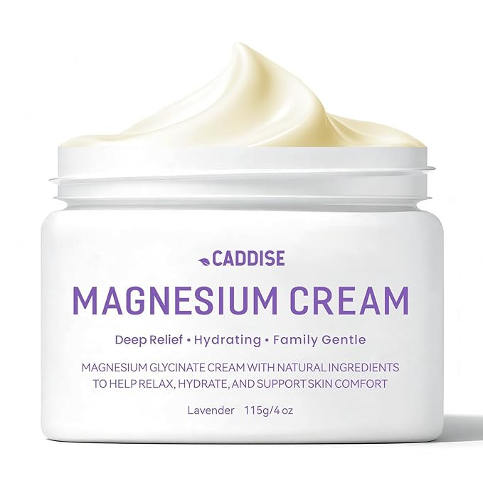 Magnesium Lotion with Magnesium Glycinate, Fast-Absorbing Moisturizing Cream for Legs, Feet & Bod... | Amazon (US)