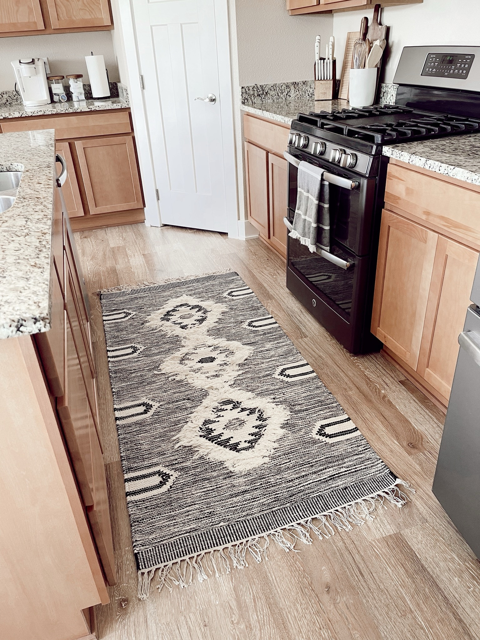 Rug runner - boho style - modern style - black and cream rug - kitchen rug - Wayfair 

#LTKhome #LTKfindsunder100 #LTKsalealert