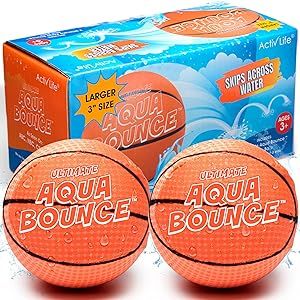 Activ Life The Ultimate Larger 3” Size Skip Balls - Water Bouncing Ball, Beach Toys for Friends... | Amazon (US)