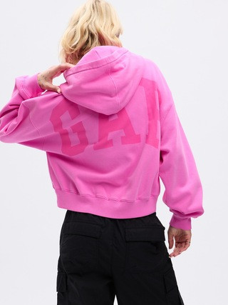 Arch Logo Cropped Hoodie | Gap (US)