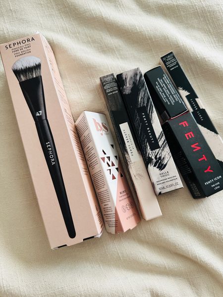 Sephora Sale is quickly coming to an end so lemme show you what I got. I restocked on some things I already have and loved. Mostly Fenty Beauty Eyeliner, brow pencil, lip stick and mascara in addition to the LYS Bronzing stick that I love and a new foundation brush! 

#LTKxSephora #LTKbeauty #LTKVideo