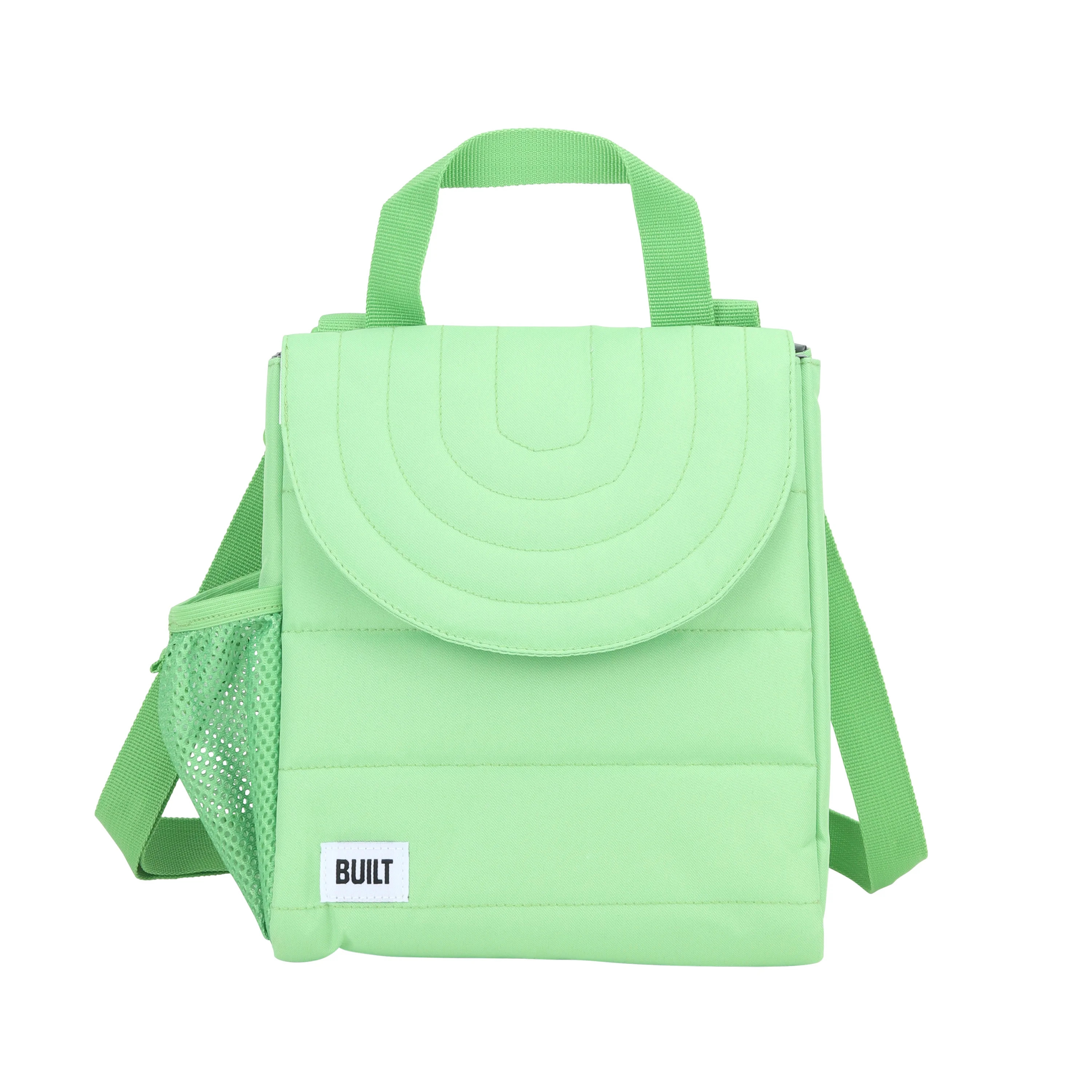 Built Kids Puffer Insulated Reusable Polyester Lunch Bag Green | Walmart (US)