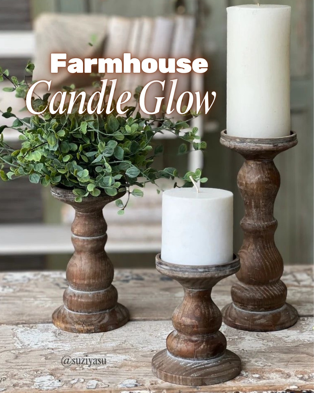 Add warmth and timeless charm to your space with these wood candle holders in farmhouse style 🤍 The mix of natural wood, soft candlelight, and neutral tones creates a cozy and inviting home décor aesthetic.
These farmhouse candle holder ideas are perfect for coffee table styling, entryway décor, or shelf accents, bringing texture and a soft glow to your everyday spaces ✨
Simple details that make your home feel calm, beautiful, and intentionally styled 🌿
Shop the candle holders and all the pieces linked here to recreate this cozy farmhouse look in your home!
#FarmhouseDecor #CandleHolder #CozyHome #LTKHome