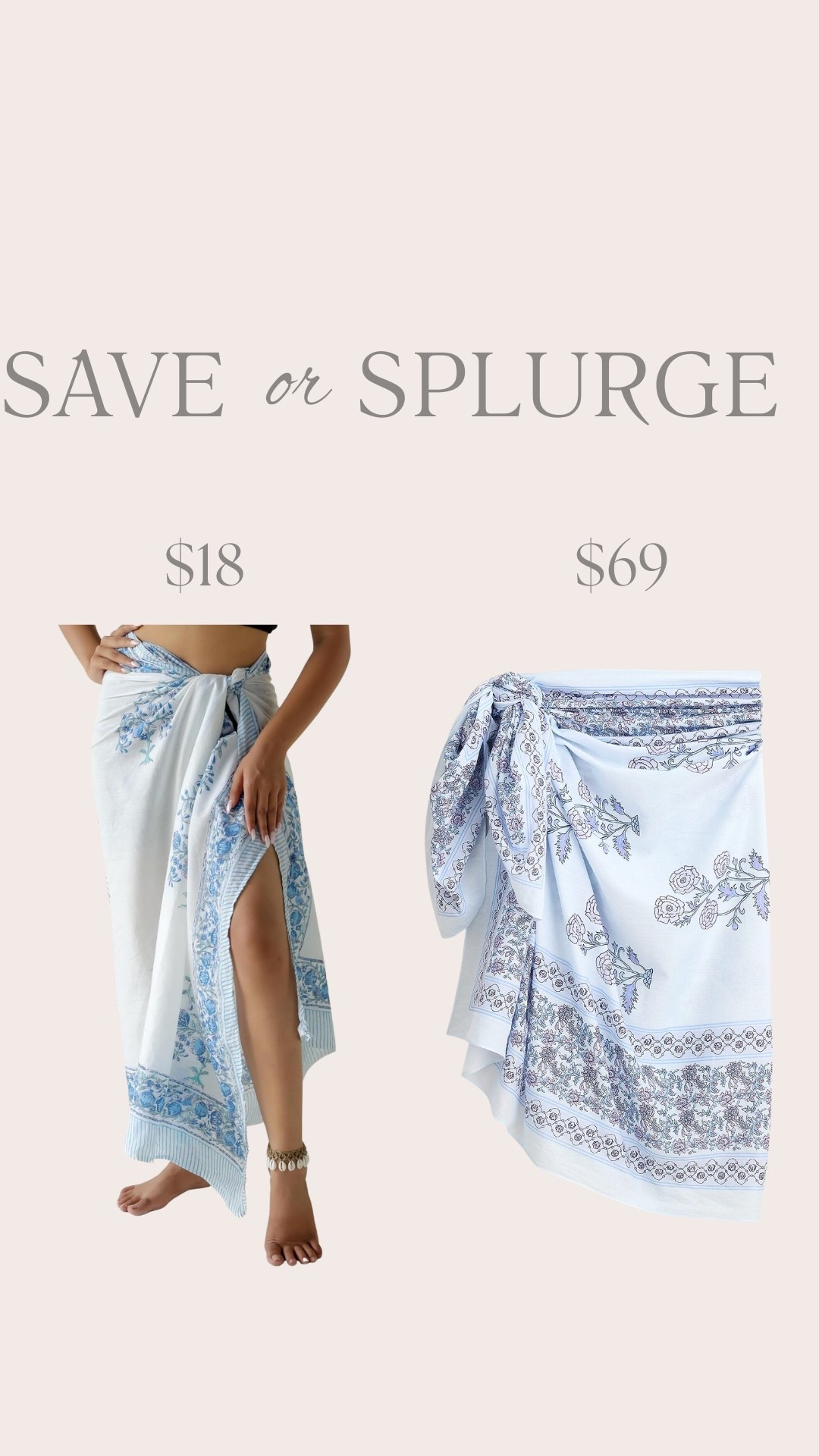 Save vs splurge 

#LTKTravel #LTKSwim #LTKmomlife