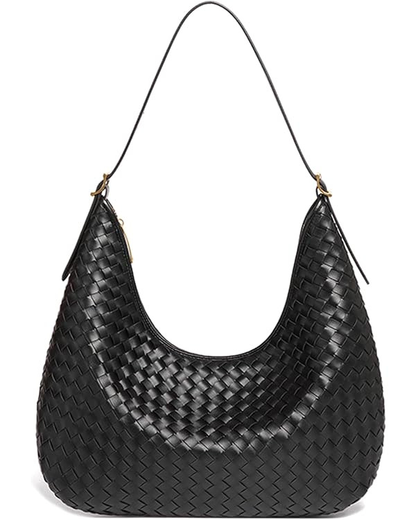 Shoulder Handbags Shoulder Bag for Women Totes Woven Vegan Leather Bag Hand Bag Working Lightweig... | Amazon (US)