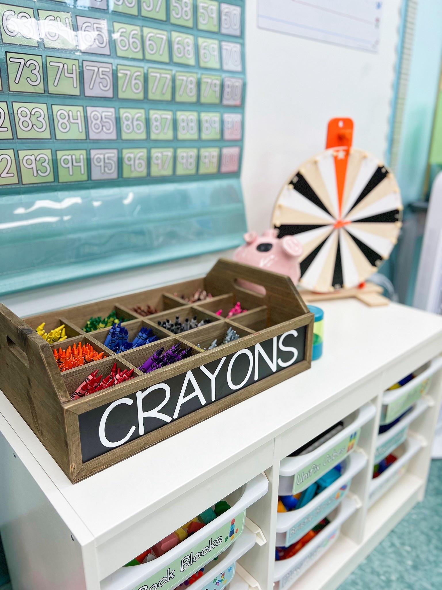 Crayon organization of your dreams! 😍 #classroomorganization #ltkteacher #organization