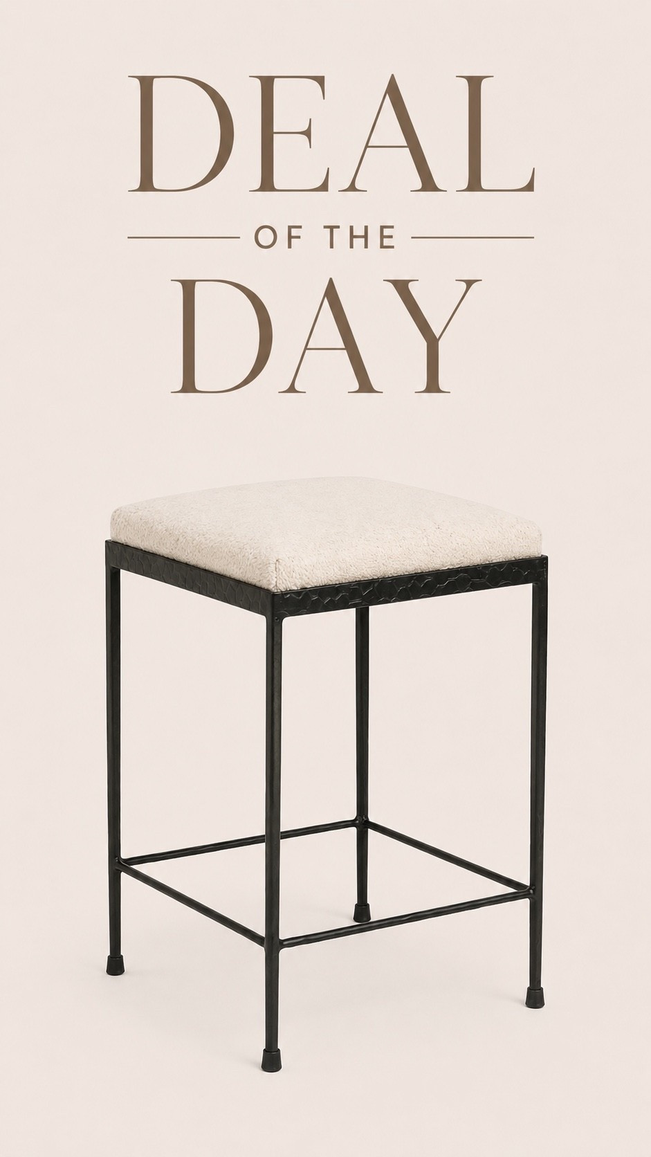 Classic Hair-on-Hide Counter Stool

This counter stool is the definition of understated luxury. The slim black iron frame paired with the textured hair-on-hide seat gives it a clean, timeless look that works beautifully in modern organic, transitional, and designer-inspired kitchens. It’s a versatile piece that adds contrast and warmth without feeling bulky—perfect for elevating your kitchen island or bar area.

#LTKHome #LTKSaleAlert