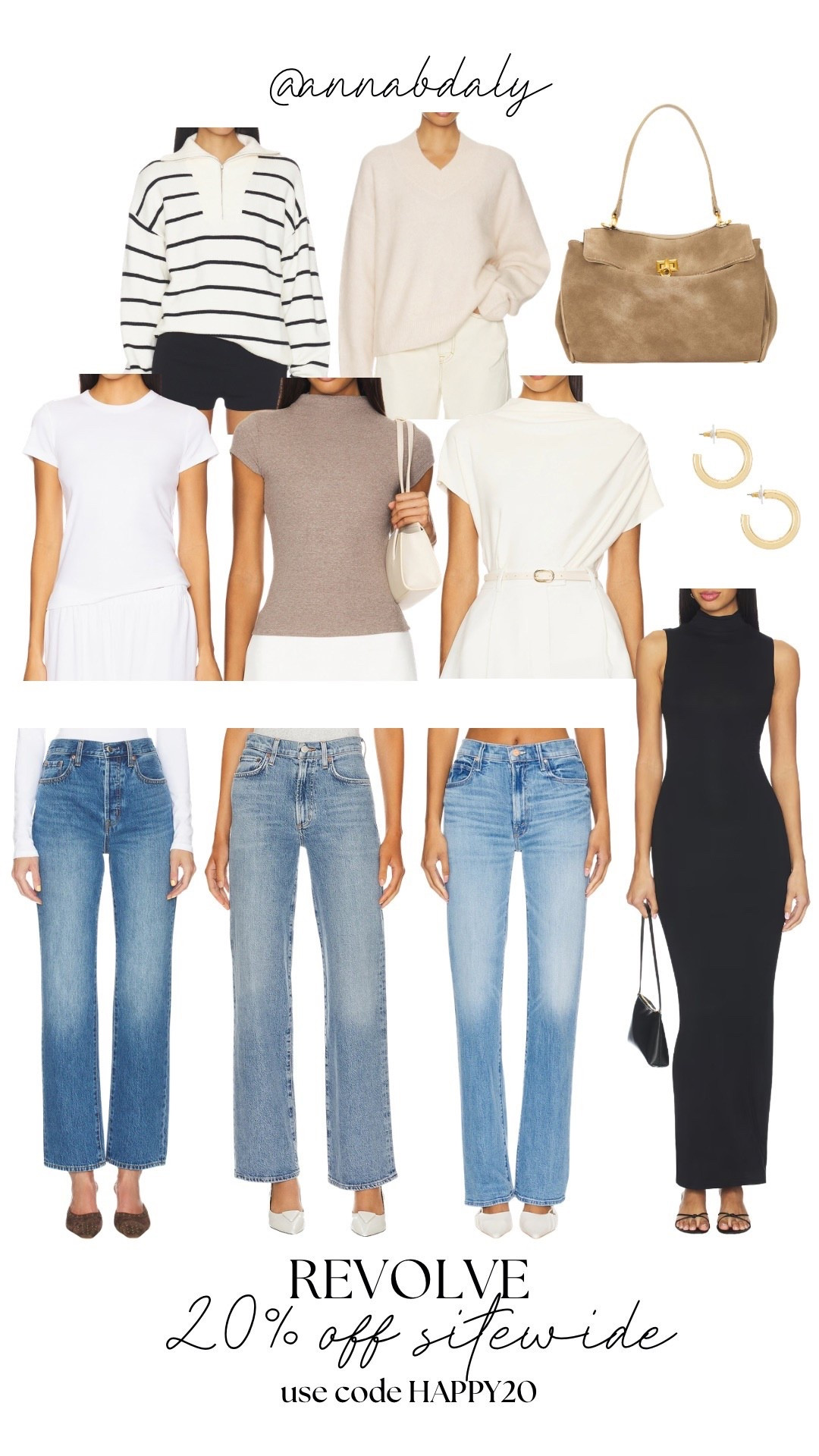 Revolve 20% off sitewide picks!! These are great everyday pieces that ca be styled over and over again🤍

#LTKootd #LTKWorkwear #LTKSaleAlert