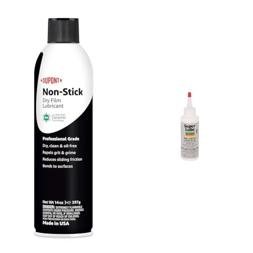 DuPont Non-Stick Dry-Film Lubricant 14 oz & Super Lube Synthetic Oil with PTFE 4 oz Lubricants Bundle | Amazon (US)