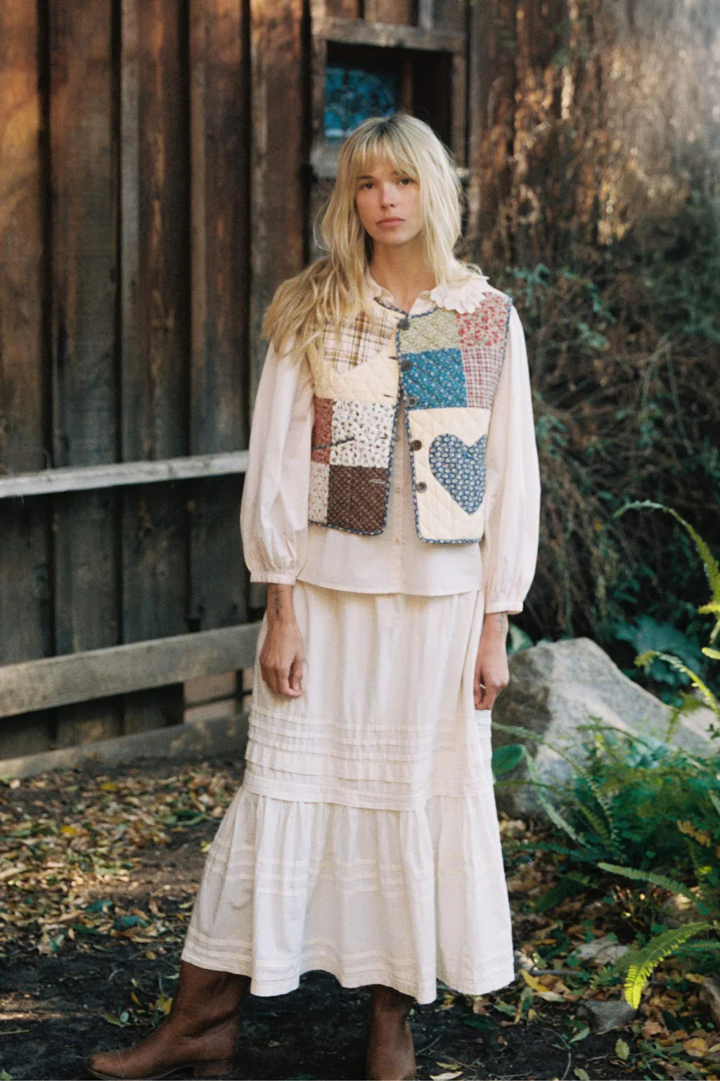 The Ione Vest | Heart Patchwork | Christy Dawn