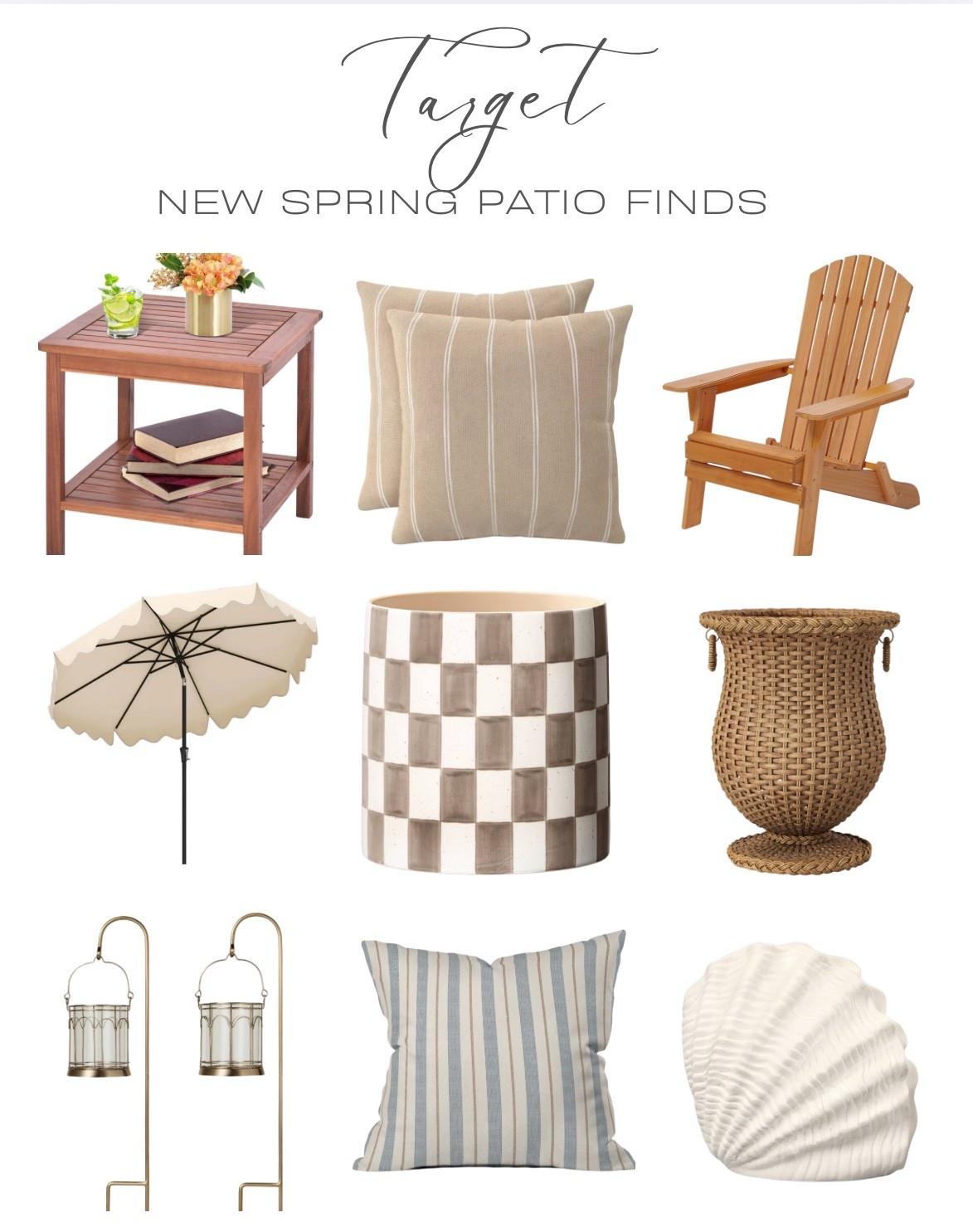 Target spring is IN! 💐🌻 Grab them before they sell out. These are perfect for your outdoor deck or patio. 

Target home, target finds 



#LTKHome #LTKSaleAlert #LTKootd