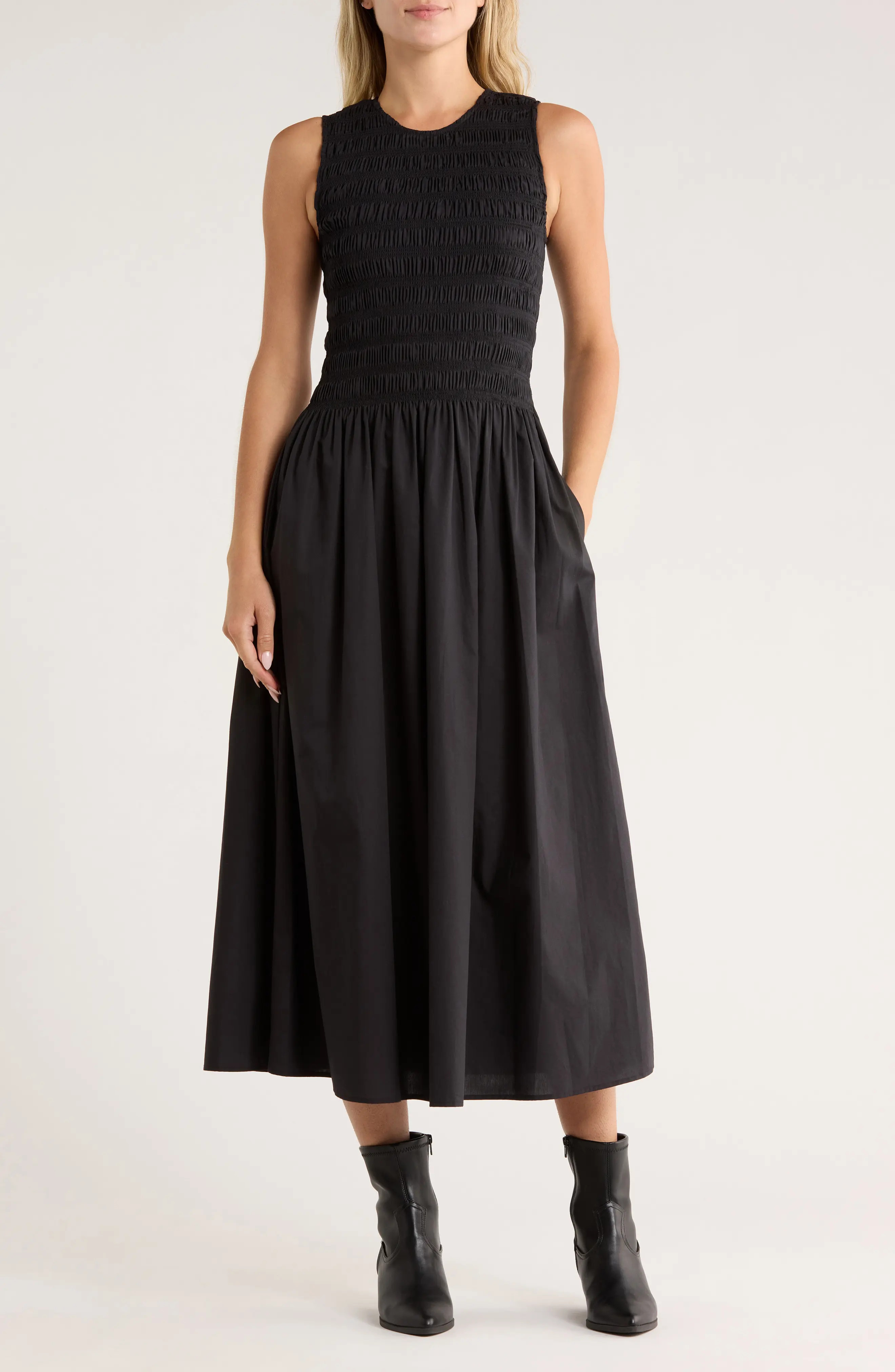 Lane Sleeveless Smocked Cotton Maxi Dress (Women) | Nordstromrack | Nordstrom Rack