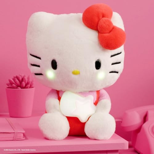 Jazwares Hello Kitty and Friends - Hello Kitty 10-inch Illuminating Feature Plush - 5 Colors and Twinkle Sounds - Amazon Exclusive - Officially Licensed Sanrio Product from Ages 6+ | Amazon (US)