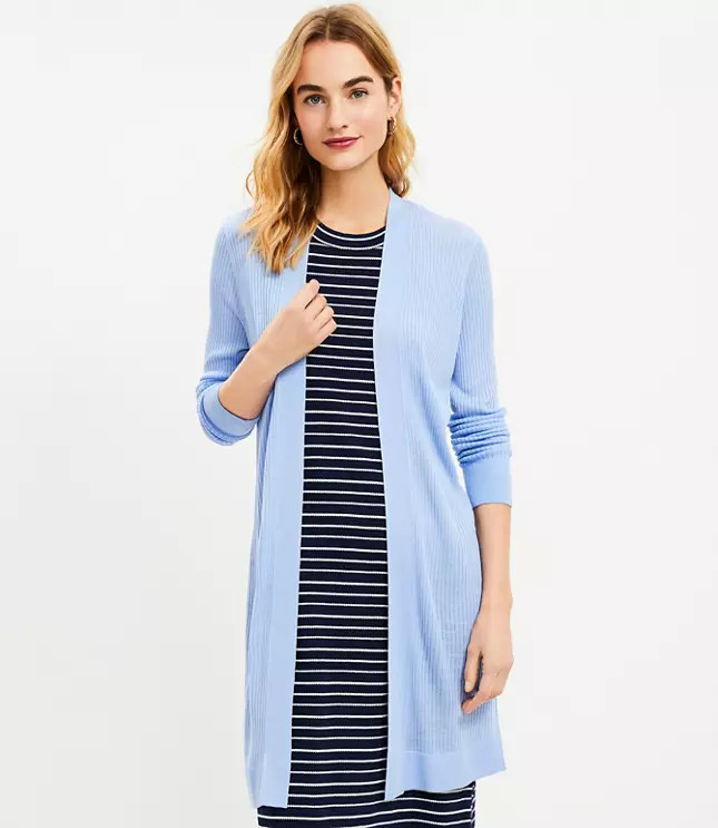 Long Open Cardigan | LOFT