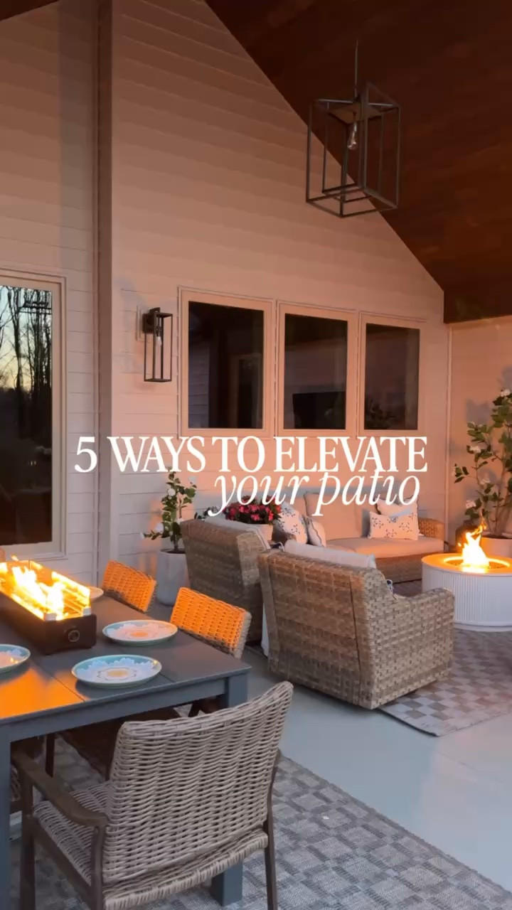 5 ways to elevate your outdoor space! 

Patio decor
Patio design
Patio DIY water fountain 
Solar water fountain 
Patio furniture 
Tabletop firepit
Patio firepit 
Outdoor patio ideas 

#LTKHome #LTKSeasonal