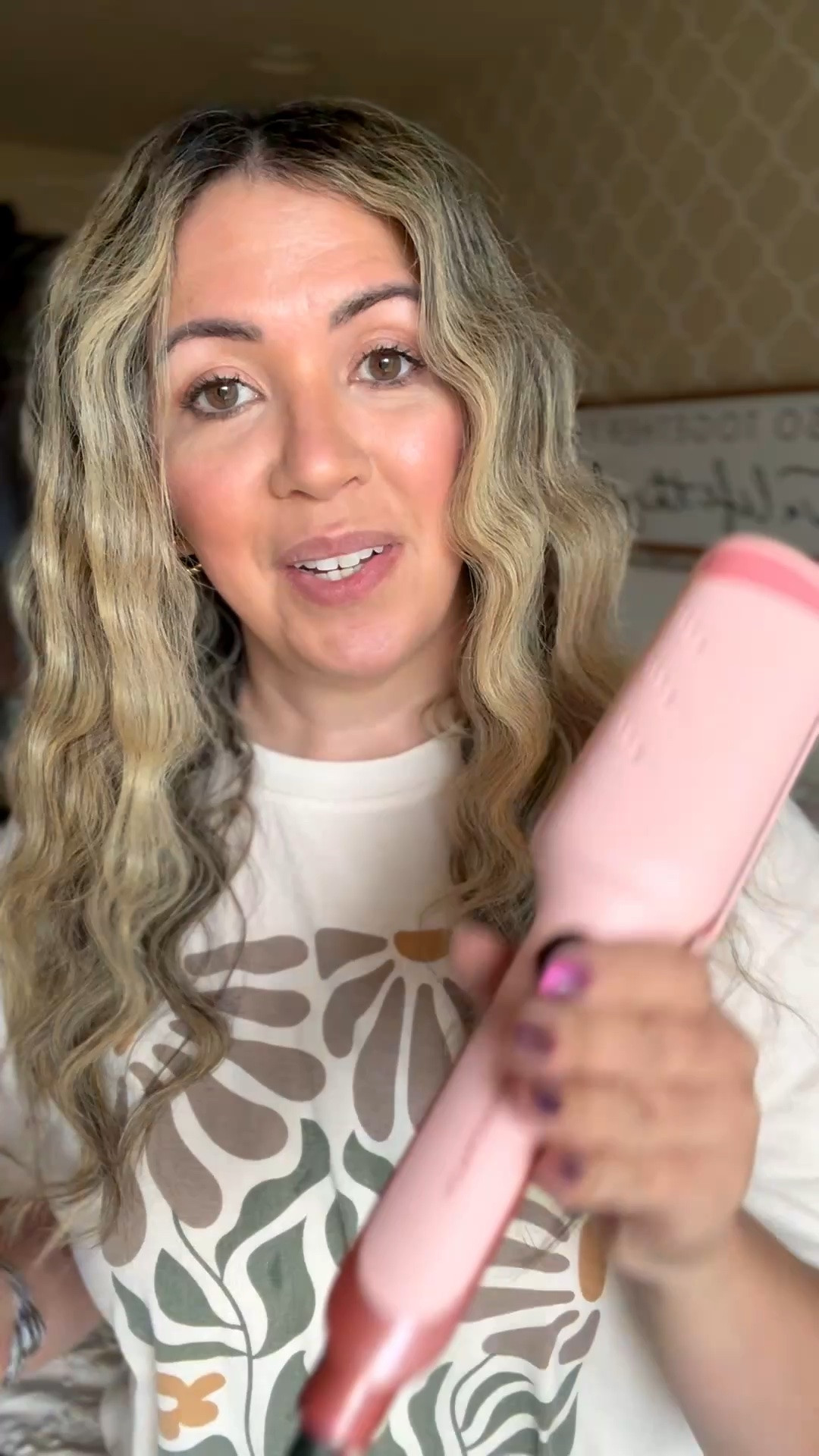 Finally found the hair tool that gives me soft beachy waves without making my hair look huge or frizzy 🙌🏻 I’ve been loving this for quick summer hair lately because it actually works with my natural texture instead of against it. Linked my favorite wave tool, the cutest hoops, and this oversized tee 🤍✨

#LTKgrwm #LTKootd #LTKdayinmylife