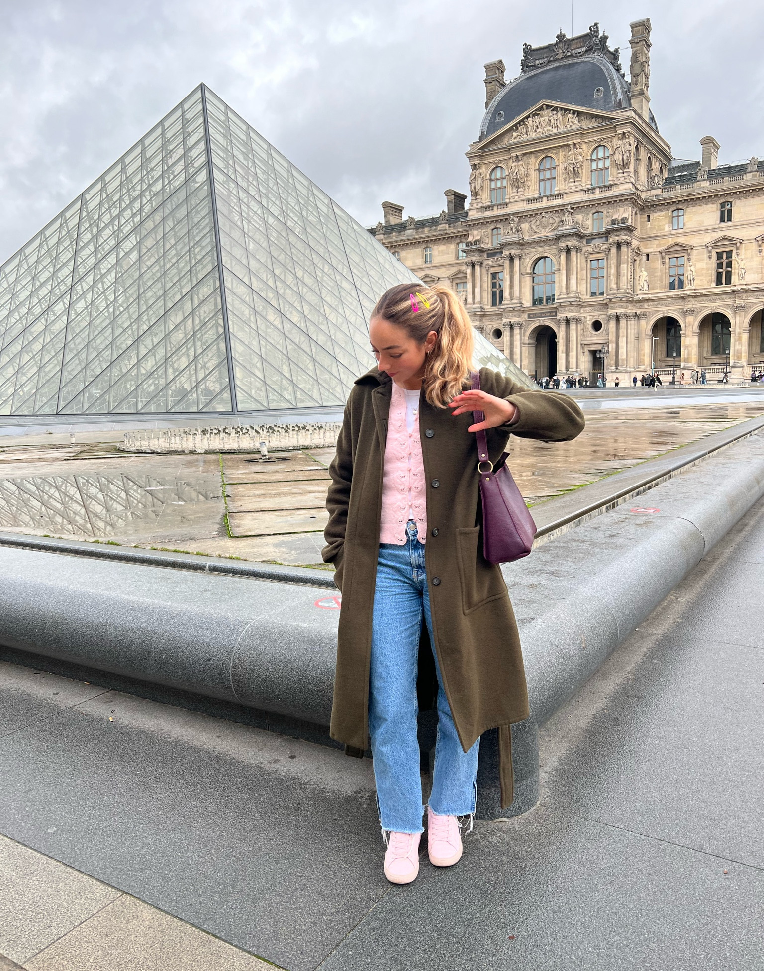 Pink everything #shoes #pinksneakers