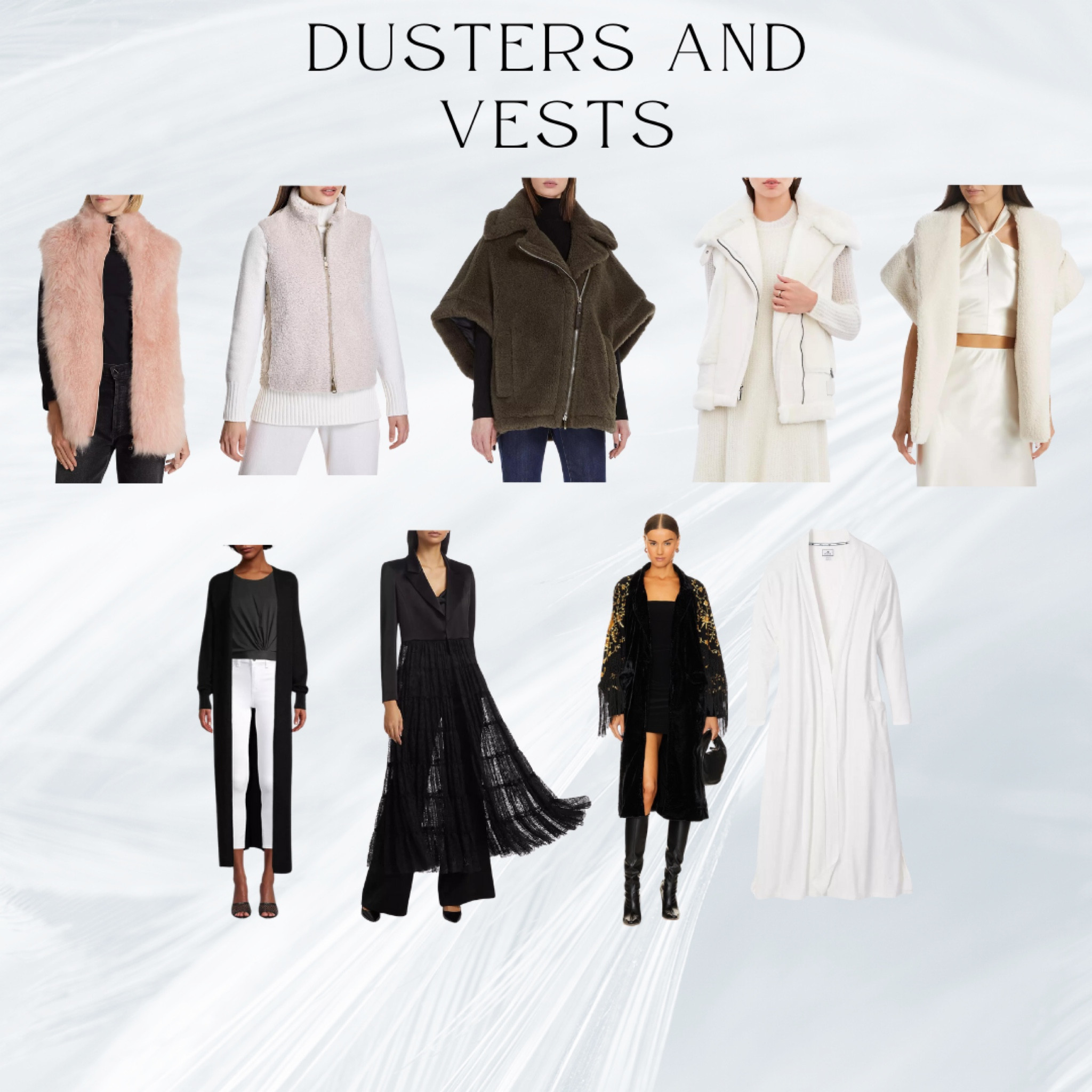Embrace the changing seasons with these long dusters and vests – a flawless blend of style and warmth for cooler weather. ❄️ Transition seamlessly from winter to spring in these versatile pieces! #SeasonalStyle #FashionTransition

#LTKstyletip #LTKSeasonal