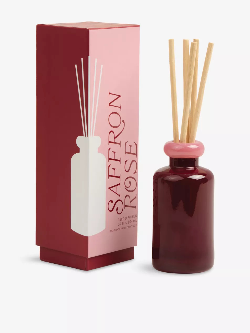 Saffron Rose Glass Scented Diffuser 94ml | Selfridges