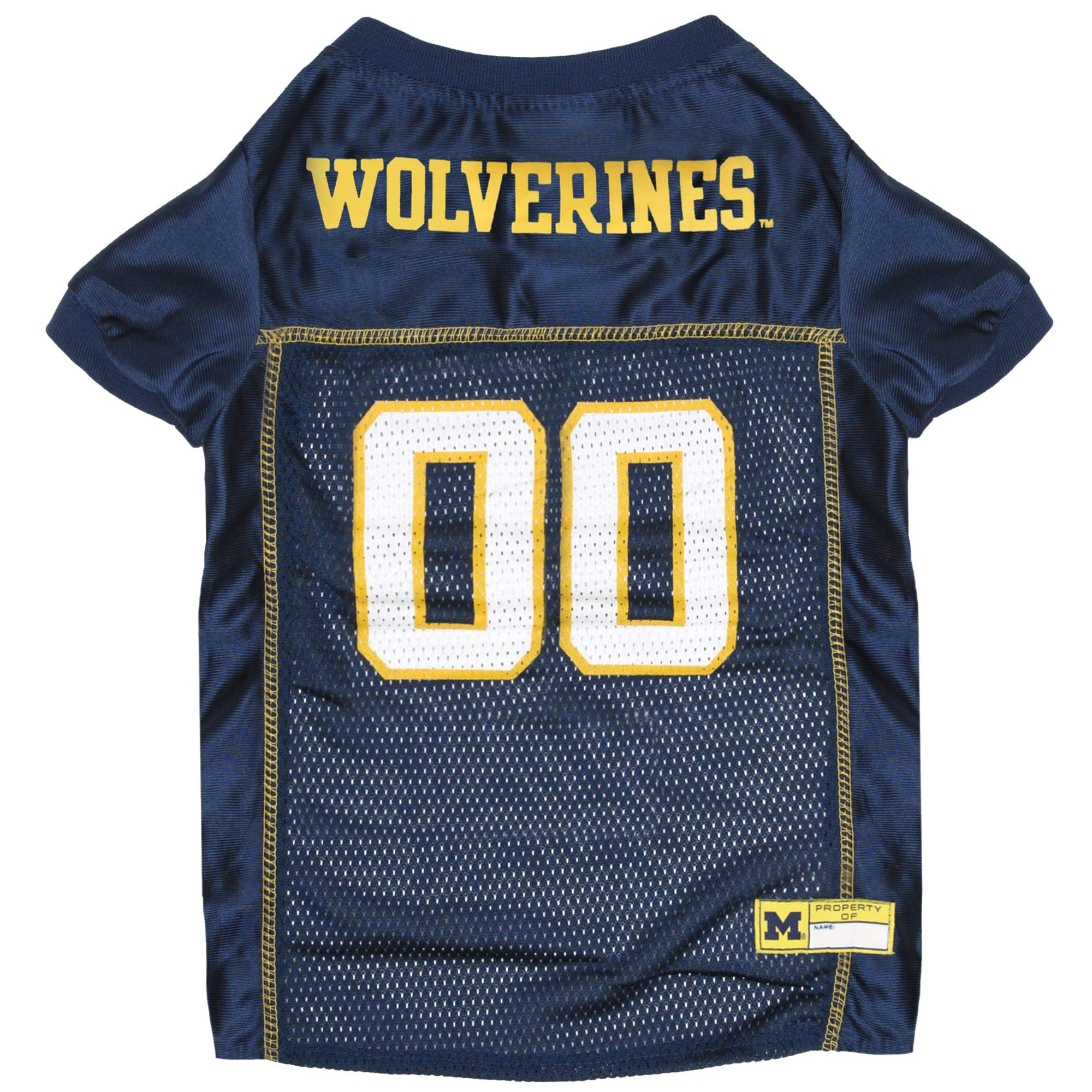 Pets First NCAA College Michigan Wolverines Mesh Jersey for DOGS & CATS, Large. Licensed Dog Jers... | Amazon (US)