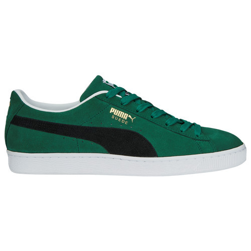 PUMA Mens Suede Classic - Mens Shoes Black/White/Green Size 10.5 | Foot Locker CA