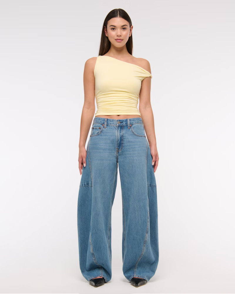 Asymmetrical Twist Top | Abercrombie & Fitch (US)