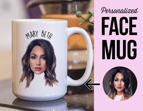 Personalized Face Mug, Custom Face Mug, Coffee Mug, Mug for Mom, Mug for Dad, Grandparent Gift, G... | Etsy (US)