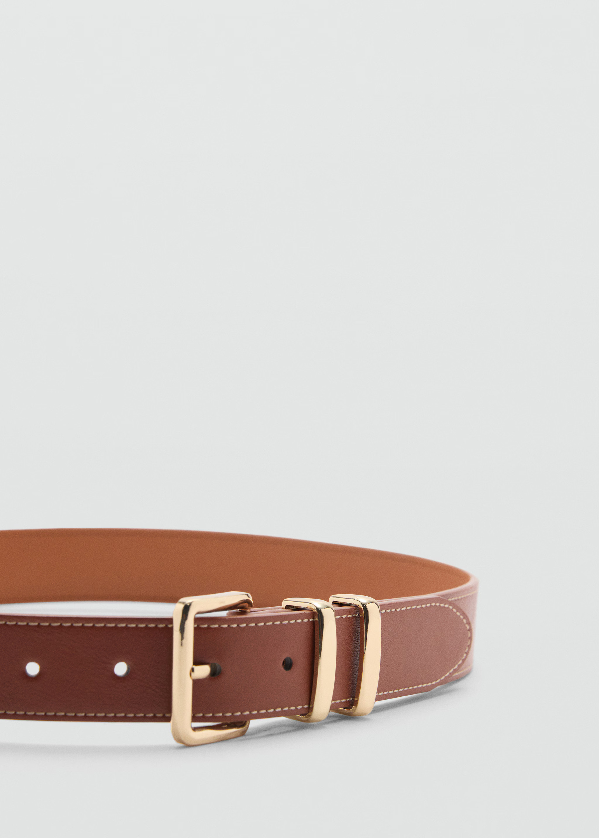 Square buckle belt - Woman | MANGO USA | MANGO (US)