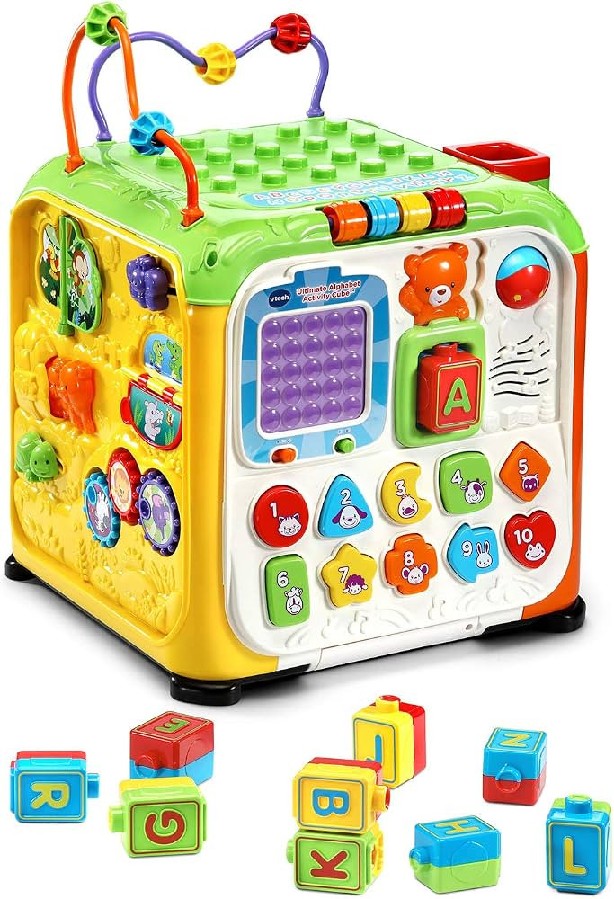 VTech Ultimate Alphabet Activity Cube, Green, 12 months to 60 months, 1 piece | Amazon (US)