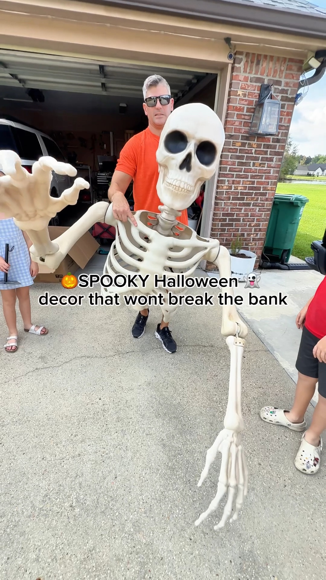 Love good affordable Halloween decor! This 46 inch ground breaker skeleton comes in four parts that are easily snapped together. Fully opposable arms so you can make him into different poses and you can’t beat the price!  #hallowen #halloweendecorations 

#LTKSeasonal #LTKParties #LTKHome