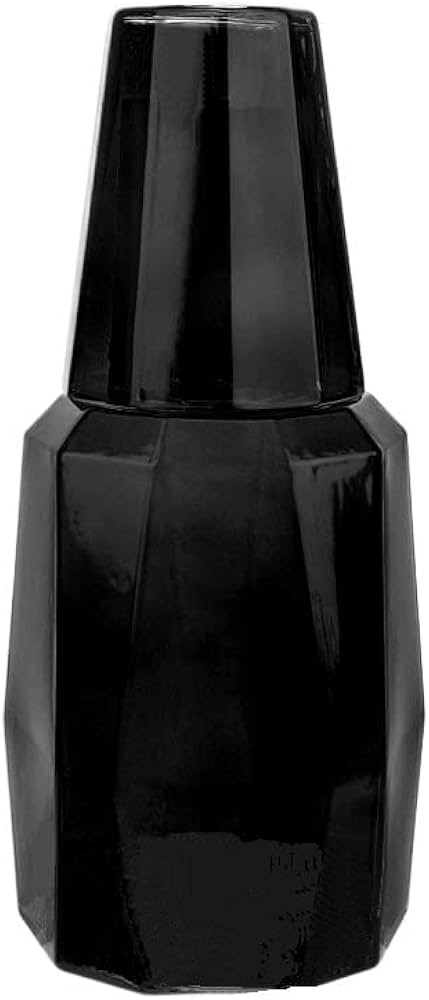 Bruno Magli Geo Black Carafe | 2-Pc Set | Drinking Glass Tumbler Doubles as a Lid | Elegant Night... | Amazon (US)