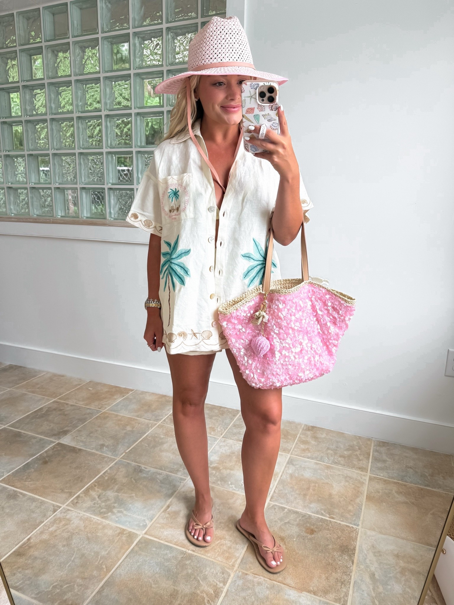 Pink & green is my favorite color combo!

#LTKootd #LTKSwim #LTKTravel