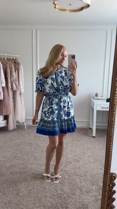 Obsessed with this blue and white floral dress from Avara! It would be perfect for any spring event! It runs tts. I’m wearing size small. Use my code amandaj15 for 15% off! 
Spring dresses // summer dresses // wedding shower dresses // baby shower dresses // event dresses // shopavara // Avara fashion 

#LTKstyletip #LTKparties #LTKSeasonal