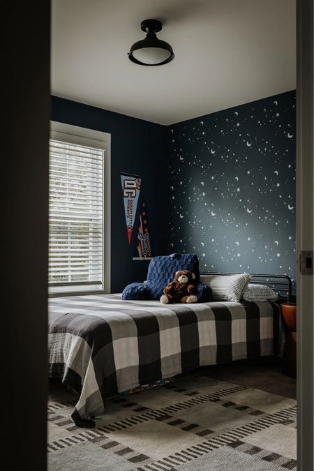 Boys room decor, space room, Amazon finds, wall stencil 

#LTKfamily #LTKhome #LTKkids
