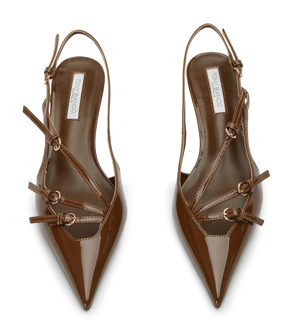 Koko Mocha Patent Heels | Heels | Tony Bianco USA | Tony Bianco US