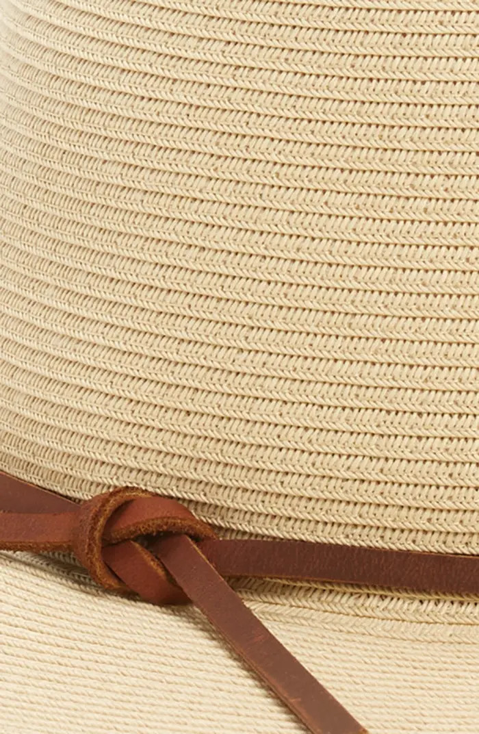 Brixton Wesley Packable Straw Fedora | Nordstrom | Nordstrom