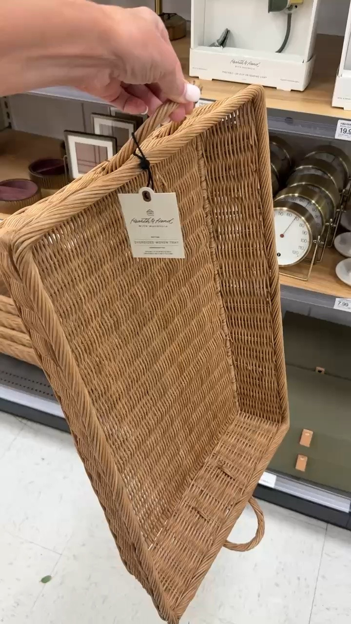 This woven tray is perfect for a summer living room look! Love this Target find

#LTKHome #LTKSeasonal