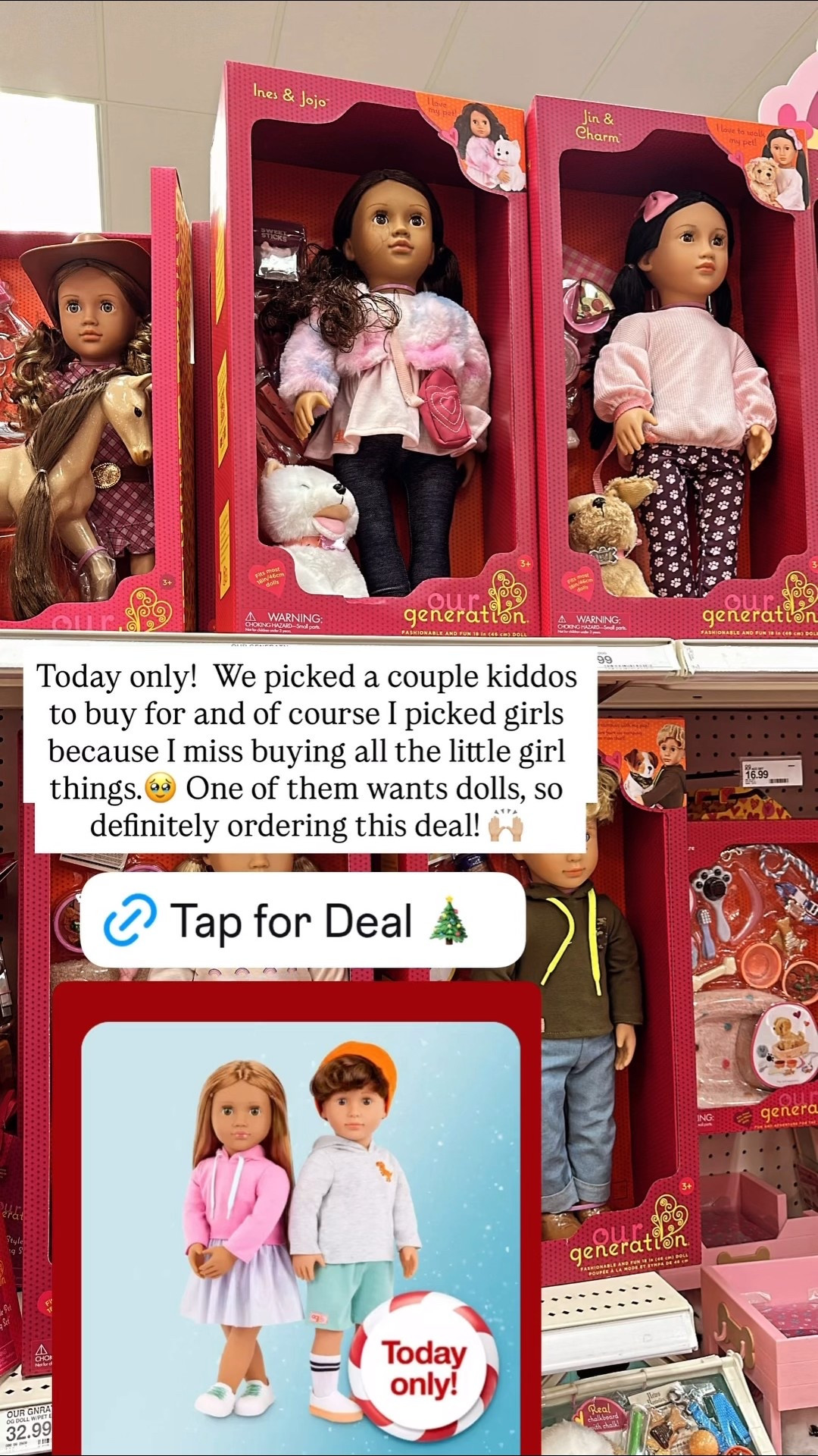 Target has their own generation dolls on sale for 30% off today! Including all different types of accessories!

#LTKHoliday #LTKGiftGuide #LTKKids