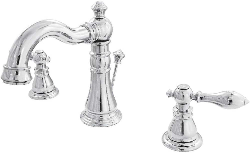 Kingston Brass FSC1971ACL American Classic Widespread Lavatory Faucet, 5-5/16" Spout Reach, Polis... | Amazon (US)