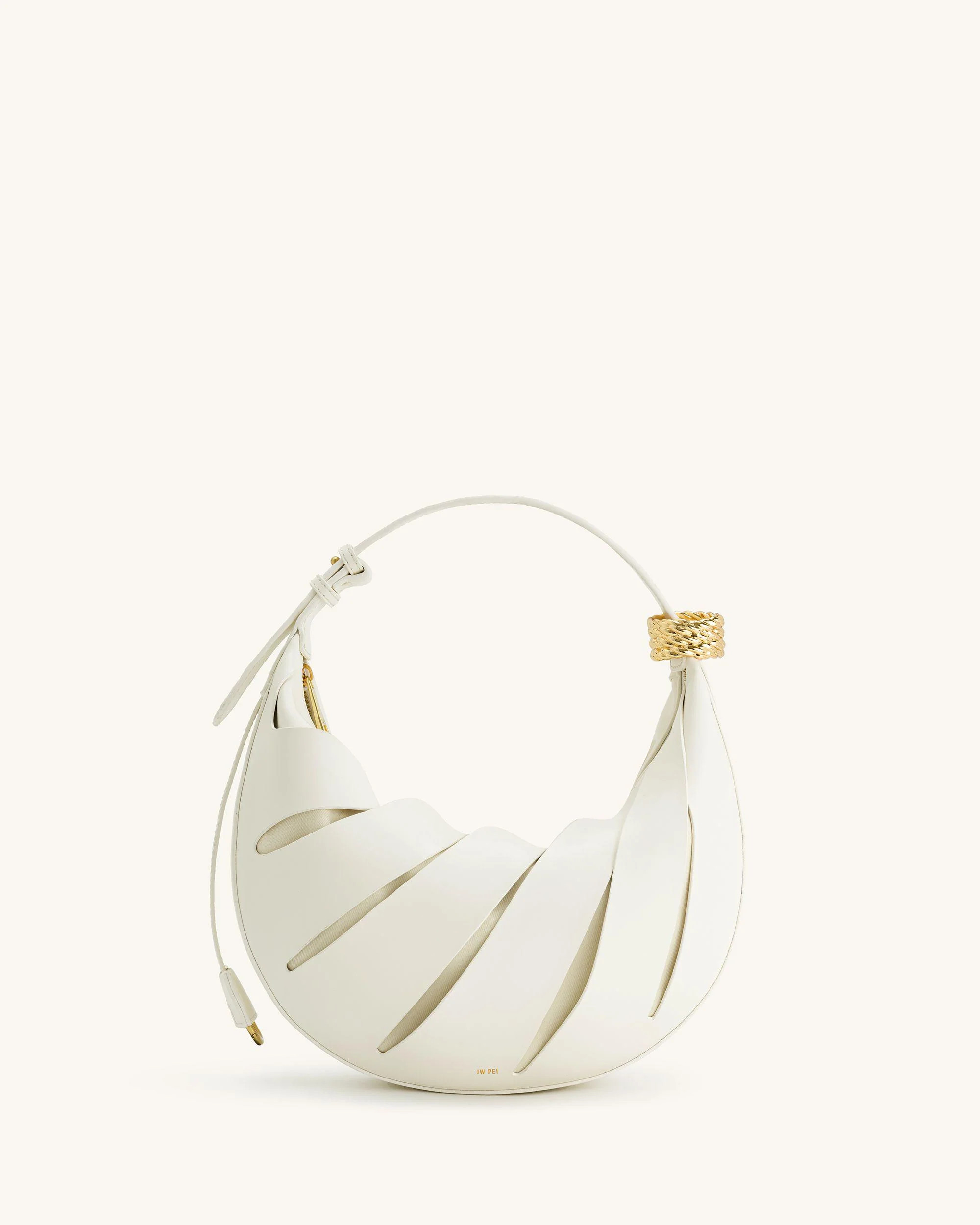 Jana Hollow Out Shoulder Bag - White | JW PEI US
