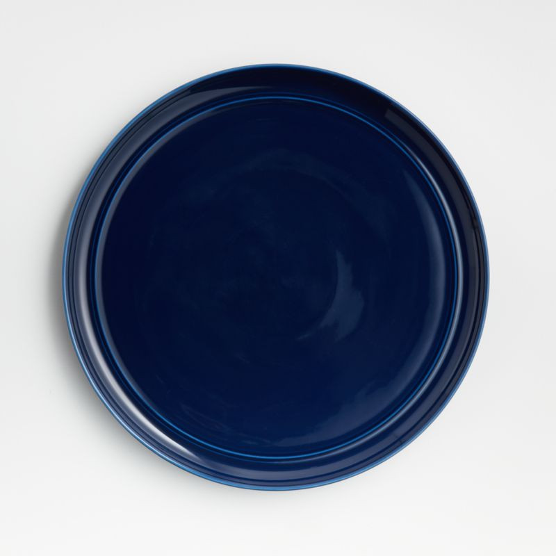 Hue Hanukkah Navy Blue Dinner Plate + Reviews | Crate & Barrel | Crate & Barrel