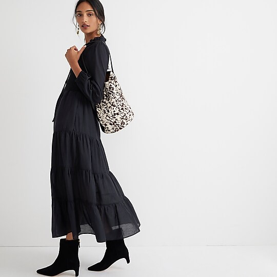 Smocked long-sleeve midi dress | J. Crew US