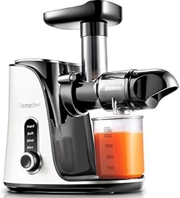 Juicer Machines,AMZCHEF Slow Masticating Juicer Extractor, Cold Press Juicer with Two Speed Modes... | Amazon (US)
