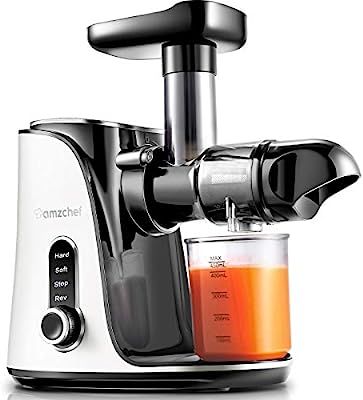 Juicer Machines,AMZCHEF Slow Masticating Juicer Extractor, Cold Press Juicer with Two Speed Modes... | Amazon (US)